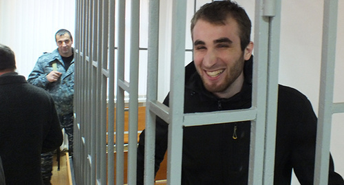 Zhalaudi Geriev in the courtroom. Photo by the "Caucasian Knot" correspondent Zhalaudi Geriev in the courtroom. Photo by the "Caucasian Knot" correspondent