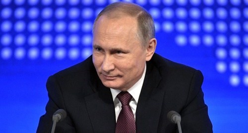 Vladimir Putin during press conference, December 23, 2016. Photo: kremlin.ru Vladimir Putin during press conference, December 23, 2016. Photo: kremlin.ru