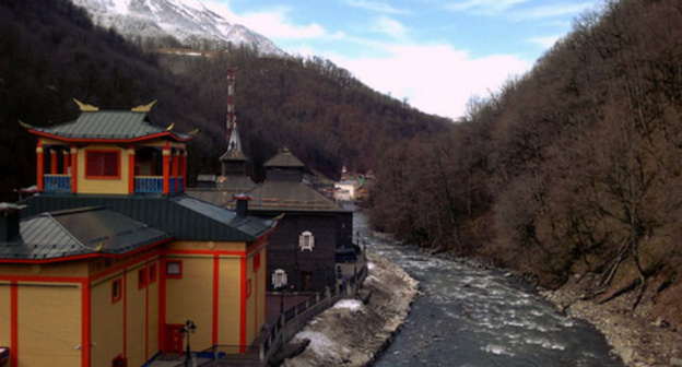 Mzymta river, Krasnaya Polyana. Photo by Grigory Shvedov for the 'Caucasian Knot'. Mzymta river, Krasnaya Polyana. Photo by Grigory Shvedov for the 'Caucasian Knot'.