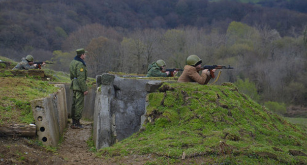 A military exercise of the army reservists. Photo © Sputnik. Robert Dzhopua http://sputnik-abkhazia.ru/Abkhazia/20170111/1020209894/minoborony-abxazii-stroitelstvo-poligona-v-cebelde-ne-planiruetsya.html A military exercise of the army reservists. Photo © Sputnik. Robert Dzhopua http://sputnik-abkhazia.ru/Abkhazia/20170111/1020209894/minoborony-abxazii-stroitelstvo-poligona-v-cebelde-ne-planiruetsya.html