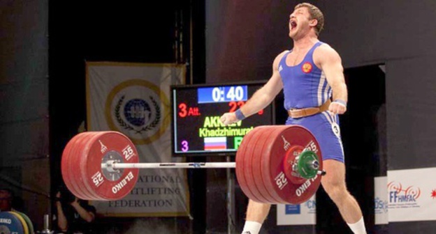 Khadjimurat Akkaev. Photo from the athlete's fan page on the social network "VKontakte", Vk.com/club35204498 Khadjimurat Akkaev. Photo from the athlete's fan page on the social network "VKontakte", Vk.com/club35204498