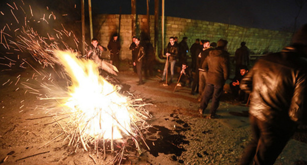 Protest rally in the village of Nardaran, November 21, 2015. Photo by Aziz Karimov for the 'Caucasian Knot'. Protest rally in the village of Nardaran, November 21, 2015. Photo by Aziz Karimov for the 'Caucasian Knot'.