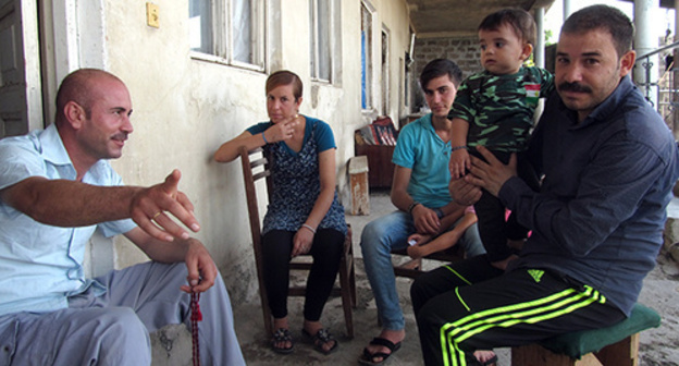 The Yezidi refugees in the village of Araks, Armenia. Photo by Tigran Petrosyan for the "Caucasian Knot" The Yezidi refugees in the village of Araks, Armenia. Photo by Tigran Petrosyan for the "Caucasian Knot"