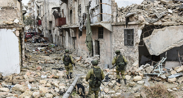 East Aleppo, December 2016. Photo: http://мультимедиа.минобороны.рф/multimedia/photo/gallery.htm?id=34661@cmsPhotoGallery East Aleppo, December 2016. Photo: http://мультимедиа.минобороны.рф/multimedia/photo/gallery.htm?id=34661@cmsPhotoGallery
