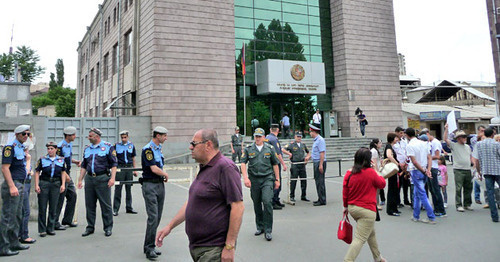 Court of general jurisdiction of the Yerevan districts Kentron and Nork-Marash, Yerevan. Photo by Armine Martirosyan for the 'Caucasian Knot'. Court of general jurisdiction of the Yerevan districts Kentron and Nork-Marash, Yerevan. Photo by Armine Martirosyan for the 'Caucasian Knot'.