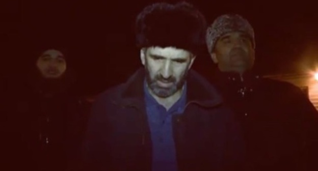 Supposedly father of Magomed Rashidov, Shali, January 30, 2017. Screenshot of video posted on official Instagram page of Chechen leader, Instagram.com/kadyrov_95/ Supposedly father of Magomed Rashidov, Shali, January 30, 2017. Screenshot of video posted on official Instagram page of Chechen leader, Instagram.com/kadyrov_95/
