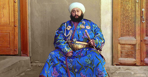 Alim Khan, emir of Bukhara, 1911, Sergey Prokudin-Gorsky, http://ru.wikipedia.org Alim Khan, emir of Bukhara, 1911, Sergey Prokudin-Gorsky, http://ru.wikipedia.org