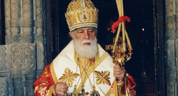 Patriarch Ilia II, Catholicos-Patriarch of All Georgia. Photo © FB / Giorgi Kvirikashvili http://sputnik-georgia.ru/georgia/20170104/234435261/Pervye-lica-Gruzii-pozdravili-Iliju-Vtorogo-s-dnem-rozhdenija.html Patriarch Ilia II, Catholicos-Patriarch of All Georgia. Photo © FB / Giorgi Kvirikashvili http://sputnik-georgia.ru/georgia/20170104/234435261/Pervye-lica-Gruzii-pozdravili-Iliju-Vtorogo-s-dnem-rozhdenija.html