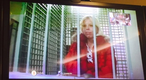 Darya Polyudova during the judgement delivery in her appeal complaint. Photo: https://www.facebook.com/fondov/photos/a.154756814619257.35686.108044812623791/1277061789055415/?type=3&theater Darya Polyudova during the judgement delivery in her appeal complaint. Photo: https://www.facebook.com/fondov/photos/a.154756814619257.35686.108044812623791/1277061789055415/?type=3&theater