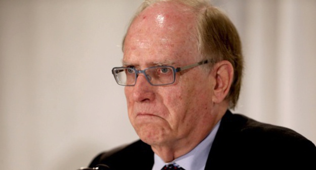 Richard McLaren during the presentation of the report about the doping system in Russia. Screenshot of a video by the PressTV channel, Youtube.com/watch?v=LzbW0EwTUbA Richard McLaren during the presentation of the report about the doping system in Russia. Screenshot of a video by the PressTV channel, Youtube.com/watch?v=LzbW0EwTUbA