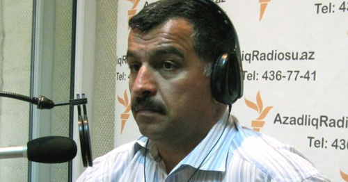 Head of NGO "Military Journalists" Uzeir Jafarov. Photo: RFE/RL Head of NGO "Military Journalists" Uzeir Jafarov. Photo: RFE/RL