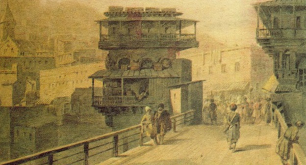 Jean-Pierre Moynet, Street in Tiflis, 1858. Photo: Sputnik-georgia.ru/analytics/20151023/228877552.html Jean-Pierre Moynet, Street in Tiflis, 1858. Photo: Sputnik-georgia.ru/analytics/20151023/228877552.html