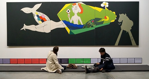 Triennial of Russian contemporary art in "Garage" museum, Moscow, March 11, 2017. Photo by Anna Gilyova for the 'Caucasian Knot'. Triennial of Russian contemporary art in "Garage" museum, Moscow, March 11, 2017. Photo by Anna Gilyova for the 'Caucasian Knot'.