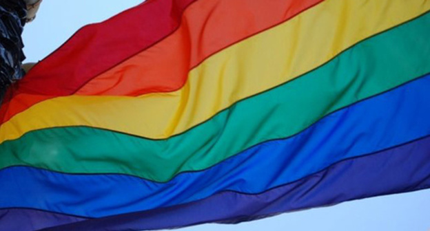 The flag of the LGBT community. Photo http://www.riakchr.ru/vlasti-nalchika-zapretili-lgbt-aktivistam-provodit-v-gorode-gej-parad/ The flag of the LGBT community. Photo http://www.riakchr.ru/vlasti-nalchika-zapretili-lgbt-aktivistam-provodit-v-gorode-gej-parad/