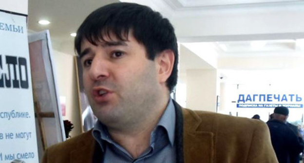 Gadjimurad Sagitov, the editor-in-chief of the Dagestani newspaper "Novoe Delo". Photo: RFE/RL Gadjimurad Sagitov, the editor-in-chief of the Dagestani newspaper "Novoe Delo". Photo: RFE/RL