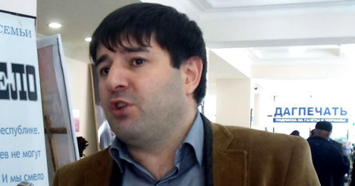 Gadjimurad Sagitov, the editor-in-chief of the Dagestani newspaper "Novoe Delo". Photo: RFE/RL Gadjimurad Sagitov, the editor-in-chief of the Dagestani newspaper "Novoe Delo". Photo: RFE/RL