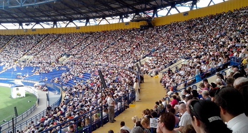Regional Congress of Jehovah's Witnesses. Photo by Yulia Kasheta for the 'Caucasian Knot'. Regional Congress of Jehovah's Witnesses. Photo by Yulia Kasheta for the 'Caucasian Knot'.
