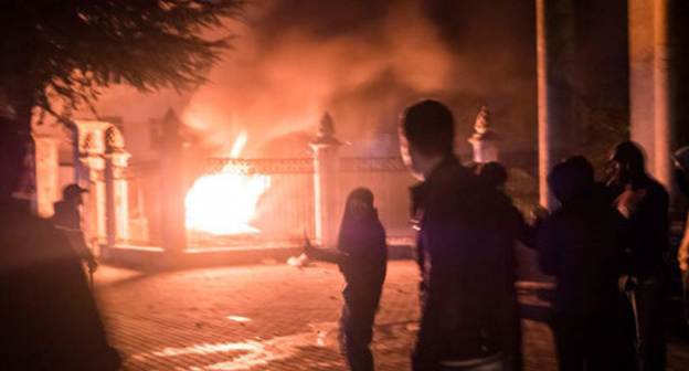 Batumi riots, March 11, 2017. Photo: Irakli Dzneladze RFE/RL Batumi riots, March 11, 2017. Photo: Irakli Dzneladze RFE/RL
