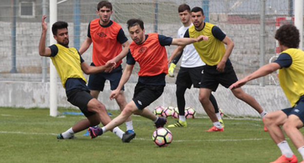 Azebaijani football team. Photo: https://haqqin.az/news/99460 Azebaijani football team. Photo: https://haqqin.az/news/99460