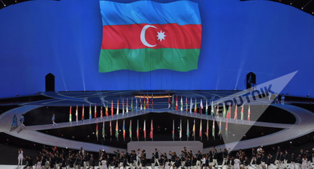 Opening ceremony of the 4th Islamic Solidarity Games in Baku, May 12, 2017. Photo: © Sputnik / Murad Orujov Opening ceremony of the 4th Islamic Solidarity Games in Baku, May 12, 2017. Photo: © Sputnik / Murad Orujov