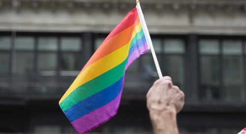 LGBT pride flag. Photo: http://www.vladtime.ru/obsh/515116 LGBT pride flag. Photo: http://www.vladtime.ru/obsh/515116