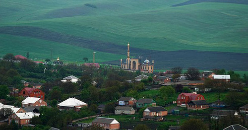 The village of Ekazhevo, Ingushetia. Photo: Shaliets https://ru.wikipedia.org/ The village of Ekazhevo, Ingushetia. Photo: Shaliets https://ru.wikipedia.org/