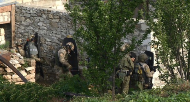 Special operation in Karamakhi, Dagestan, http://nac.gov.ru Special operation in Karamakhi, Dagestan, http://nac.gov.ru