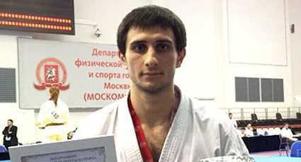 Kantemir Beslaneev from Kabardino-Balkaria. Photo http://kbrria.ru/sport/karatist-iz-kbr-vzyal-bronzu-na-chempionate-mira-18802 Kantemir Beslaneev from Kabardino-Balkaria. Photo http://kbrria.ru/sport/karatist-iz-kbr-vzyal-bronzu-na-chempionate-mira-18802