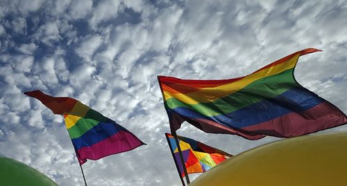 Flags of the LGBT community. Photo https://www.svoboda.org/a/28496059.html Flags of the LGBT community. Photo https://www.svoboda.org/a/28496059.html