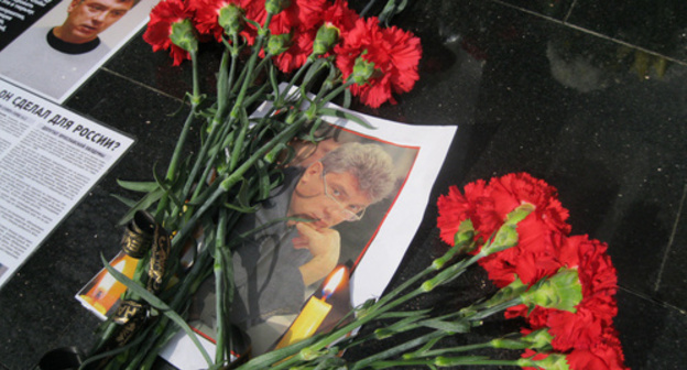 Rally in memory of Boris Nemtsov in Rostov-on-Don, February 29, 2017. Photo by Konstantin Volgin for the Caucasian Knot. Rally in memory of Boris Nemtsov in Rostov-on-Don, February 29, 2017. Photo by Konstantin Volgin for the Caucasian Knot.