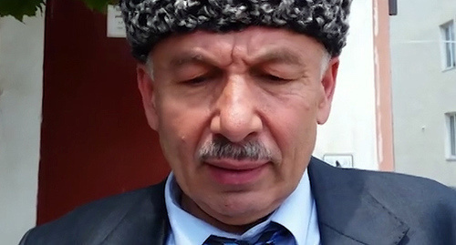 Rizvan Ibragimov. Screenshot of the video: https://www.kavkazr.com/a/28529802.html Rizvan Ibragimov. Screenshot of the video: https://www.kavkazr.com/a/28529802.html