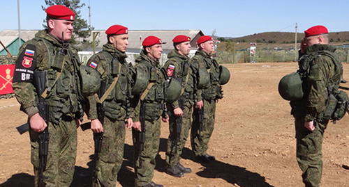 Military police unit. Photo: https://gov-news.ru/военные-полицейские-вво-отработали-к/ Military police unit. Photo: https://gov-news.ru/военные-полицейские-вво-отработали-к/