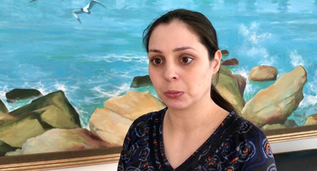 Olga Vyatkina, the head of the animal rights organization "Zoolife". Photo by Patimat Makhmudova for "Caucasian Knot" Olga Vyatkina, the head of the animal rights organization "Zoolife". Photo by Patimat Makhmudova for "Caucasian Knot"