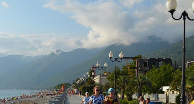 Embankment of Gagra. Photo from the site of the Ministry of Resorts and Tourism in Abkhazia Embankment of Gagra. Photo from the site of the Ministry of Resorts and Tourism in Abkhazia