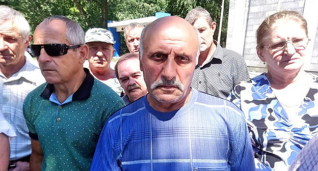 Participants of miners protest in Gukovo, July 19, 2017. Photo by Vyacheslav Prudnikov for the Caucasian Knot. Participants of miners protest in Gukovo, July 19, 2017. Photo by Vyacheslav Prudnikov for the Caucasian Knot.