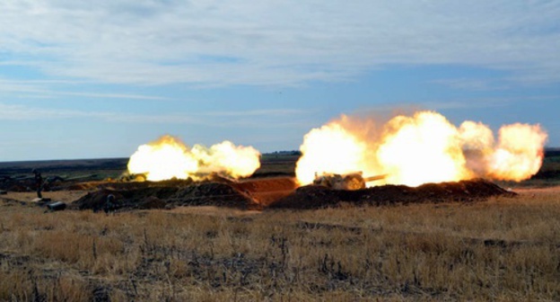 Military drills in Azerbaijan, June 2017. Photo from website of the Azerbaijani Ministry of Defence Military drills in Azerbaijan, June 2017. Photo from website of the Azerbaijani Ministry of Defence