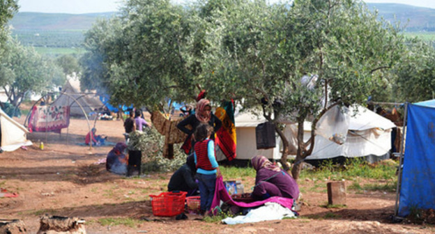 A refugee camp. Syria. Photo: IHH Humanitarian Relief Foundation A refugee camp. Syria. Photo: IHH Humanitarian Relief Foundation