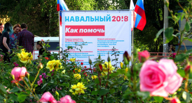 A place in the Krasnooktyabrsky District of Volgograd where Alexei Navalny's office is located. Photo by Vyacheslav Yaschenko for "Caucasian Knot" A place in the Krasnooktyabrsky District of Volgograd where Alexei Navalny's office is located. Photo by Vyacheslav Yaschenko for "Caucasian Knot"