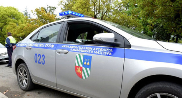 A police car. Abkhazia. Photo: Sputnik/Tomas Tkhaytsuk A police car. Abkhazia. Photo: Sputnik/Tomas Tkhaytsuk