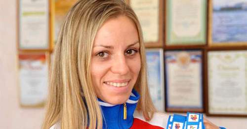 Marina Grishina, a track-and-field athlete from the Krasnodar Territory. Photo http://bloknot-krasnodar.ru/ Marina Grishina, a track-and-field athlete from the Krasnodar Territory. Photo http://bloknot-krasnodar.ru/