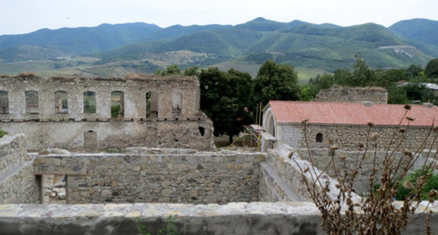 A view of the Melikov Palace in Tog village in the Gadrut District of the Nagorno-Karabakh Republic. Photo by Alvard Grigoryan for "Caucasian Knot" A view of the Melikov Palace in Tog village in the Gadrut District of the Nagorno-Karabakh Republic. Photo by Alvard Grigoryan for "Caucasian Knot"
