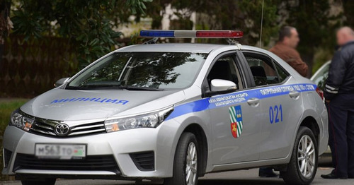 Police car. Photo: Sputnik/Tomas Thaitsuk Police car. Photo: Sputnik/Tomas Thaitsuk