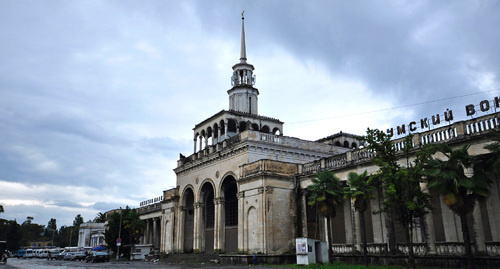 Sukhumi railway station. Photo https://www.fondsk.ru/news/2017/08/14/abhazia-letuchij-zapah-dalekoj-vojny-44489.html Sukhumi railway station. Photo https://www.fondsk.ru/news/2017/08/14/abhazia-letuchij-zapah-dalekoj-vojny-44489.html