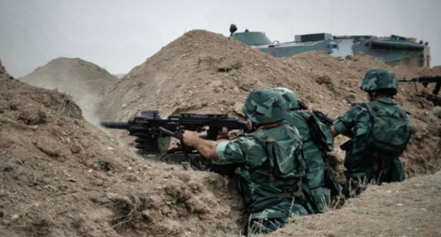 At the contact line. Nagorno-Karabakh. Photo http://minval.az/news/123705905 At the contact line. Nagorno-Karabakh. Photo http://minval.az/news/123705905