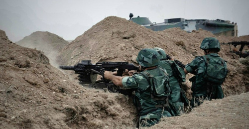At the contact line. Nagorno-Karabakh. Photo http://minval.az/news/123705905 At the contact line. Nagorno-Karabakh. Photo http://minval.az/news/123705905