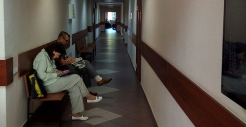 Before the court session on Nagavkin case, August 15, 2017. Photo by the Caucasian Knot correspondent. Before the court session on Nagavkin case, August 15, 2017. Photo by the Caucasian Knot correspondent.