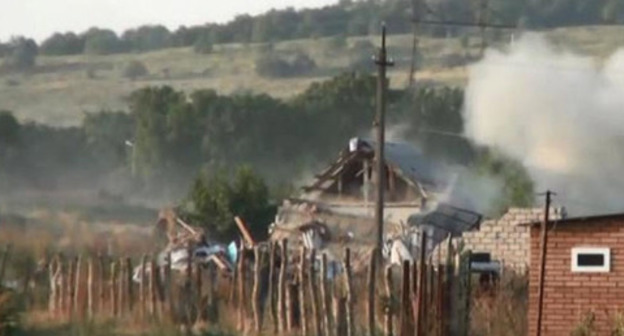 A special operation in the Malgobek District of Ingushetia. August 23, 2017. Photo http://nac.gov.ru/ A special operation in the Malgobek District of Ingushetia. August 23, 2017. Photo http://nac.gov.ru/