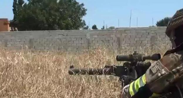 Special operation in the outskirts of Khasavyurt, August 28, 2017. Photo: http://nac.gov.ru Special operation in the outskirts of Khasavyurt, August 28, 2017. Photo: http://nac.gov.ru