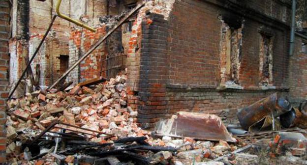 Site of fire. Photo by Konstantin Volgin for the Caucasian Knot. Site of fire. Photo by Konstantin Volgin for the Caucasian Knot.