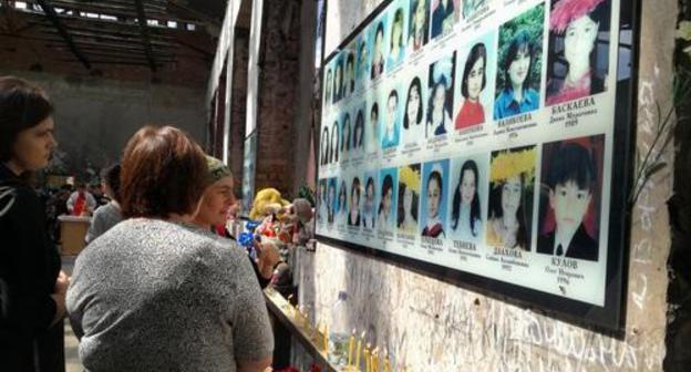 A monument to the victims of the terror act in Beslan. September 3, 2017. Photo by Emma Marzoeva for "Caucasian Knot" A monument to the victims of the terror act in Beslan. September 3, 2017. Photo by Emma Marzoeva for "Caucasian Knot"